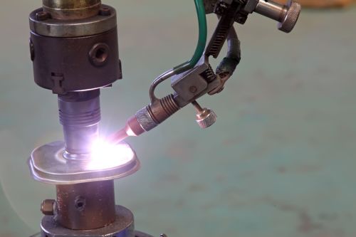 Application photo of MIG welding