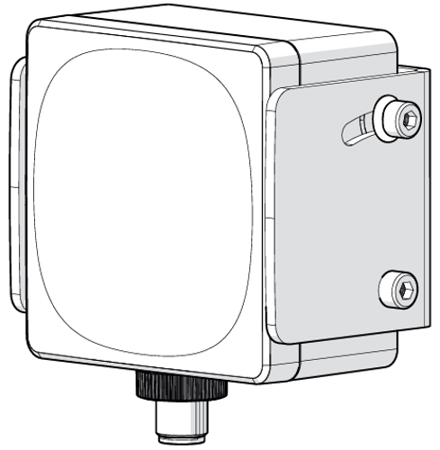 Assembled view of E23010 adjustable mounting bracket