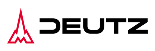 Logo der DEUTZ AG, einem weltweit tätigen Anbieter von Antriebssystemen, Serviceleistungen sowie Mobilitäts- und Energielösungen.