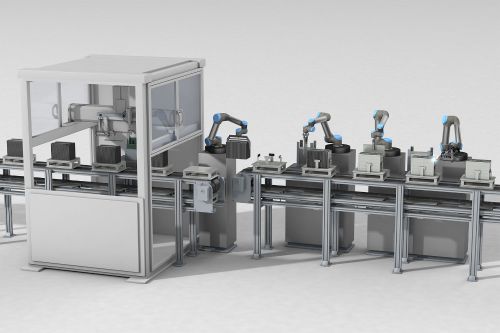Battery Module Enclosure Machine Digitalising battery module production - ifm