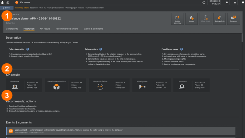 Screenshot: moneo Instandhaltungsticket