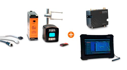 fm O3D starter kit: Sierra Wireless AirLink RV55 4G/LTE router, Zebra XSLATE L10, 10.1” tablet
