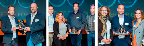 Group pictures of the SCM Award winners in 2019