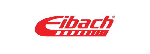Logo der Firma Eibach, rotes Quadrat mit weißem Schriftzug