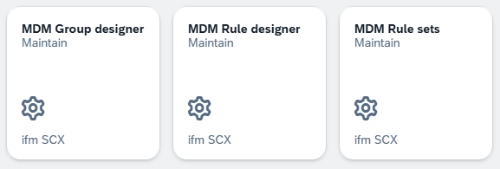 Screenshot: Automated master data optimisation