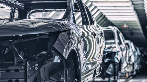 production line of automobile