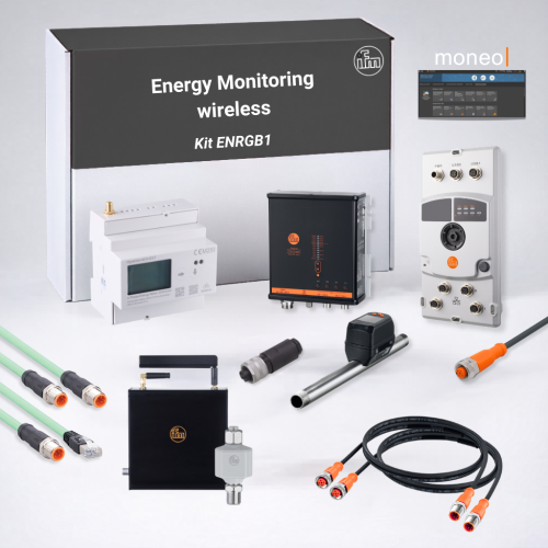Kit ENRG wireless cu contor de energie, senzori și comunicație Bluetooth mesh pentru monitorizarea consumului