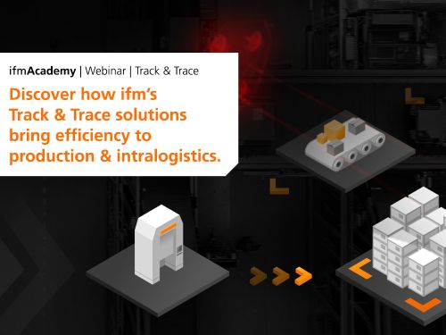 Teaser-kép az oldalról: Web seminar on 18.11.2025. Track. Trace. Transform your intralogistics.