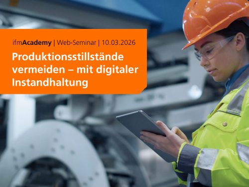 Teaserbild von der Seite: Web-Seminar am 10.03.2026. Digitale Instandhaltung mit moneo