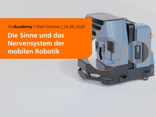 Teaserbild von der Seite: Web-Seminar am 24.06.2026. Die Sinne und das Nervensystem der mobilen Robotik