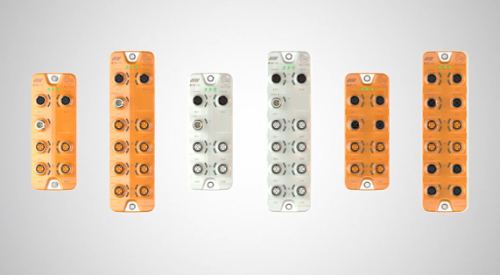 Teaser image of the article: Additional IoT port for easy I 4.0 solutions. Robust IO-Link master modules to connect sensors to the PLC and the IT world for coolant and food areas