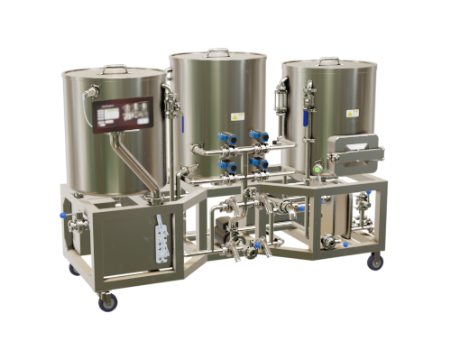 Teaser image of the article: Improve your brew skid efficiency. Explore the 3D model to learn how ifm provides complete solutions for your brewery skid