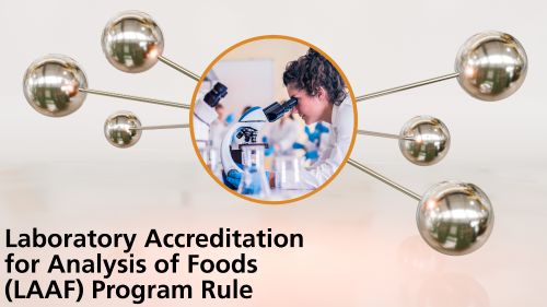 FSMA: Laboratory Accreditation for Analyses of Foods (LAAF) Program Rule title card