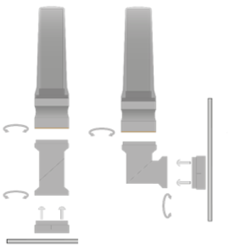 Ifm Light Stack Stack lights | Mounting options - ifm