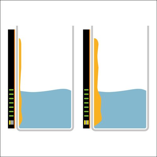 Continuous level sensor diagnostic function