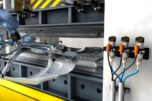 PN pressure sensors monitoring suction grippers