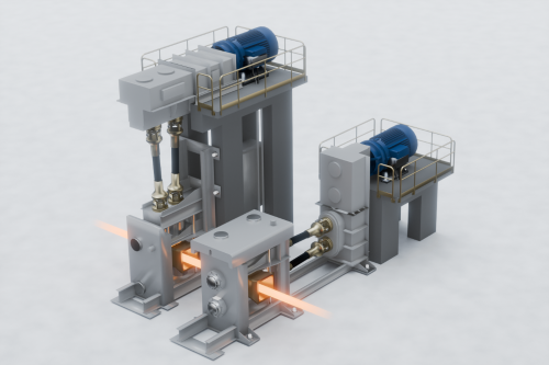 Teaser image of the article: Rolling mill. ifm provides solutions to improve your Overall Equipment Efficiency. Explore this model of a rolling mill to learn more.