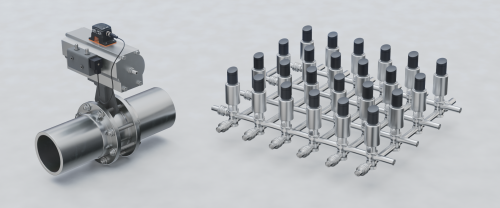 Teaser image of the article: Valves in food and beverage processing. Regulate fluid flow and prevent leaks with reliable valve control.
