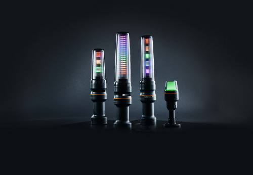 Teaser image of the article: Smart stack lights for process status. Learn more about ifm's IO-Link enabled stack lights and signal lamps: Benefits, use cases, and setup for pre-assembled 1-, 3-, 5-, and 20-segment