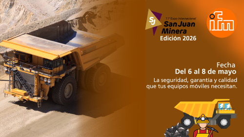 ifm estarará en la Expo San Juan Minera 2026 - Del 6 al 8 de mayo - ifm