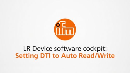 DTI515 - RFID read/write head HF - ifm