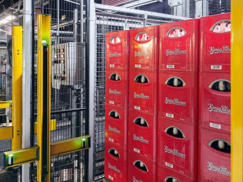 Teaserbillede af artikel: König Brewery. Best possible protection at the pallet lift