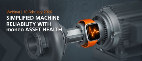 Teaser image of the article: ifm Web seminar: moneo Asset Health. Experience moneo Asset Health – simplified machine reliability, from setup to actionable insights