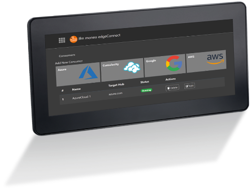 Förhandsbild av artikeln: The edgeGateway - reliable connection between sensors a. Are you looking for an easy and convenient way to send sensor data to the cloud? No problem - with ifm’s edgeGateway, sensor data is securely t