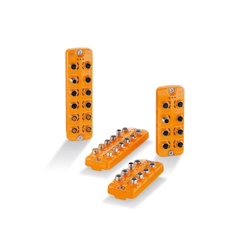 Förhandsbild av artikeln: IO-Link-master speciellt för bilindustrin. IO-Link-master med L-kodad M12-kontakt för seriekopplad strömförsörjning som utvecklats enligt AIDA-kraven