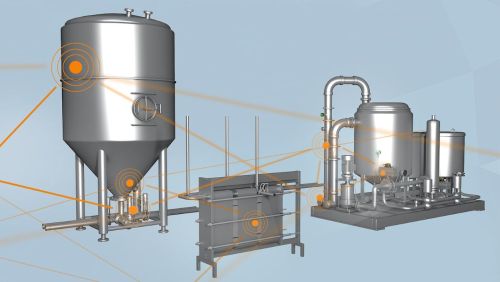 Teaserbillede af artikel: Robust og præcis: hvordan vi automatiserer fødevareindustrien. Det er ikke kun i den aktuelle produktionsproces, at sensorerne og tilslutningsteknologien skal leve op til de højeste standarder inden for præcision og pålidelighed.