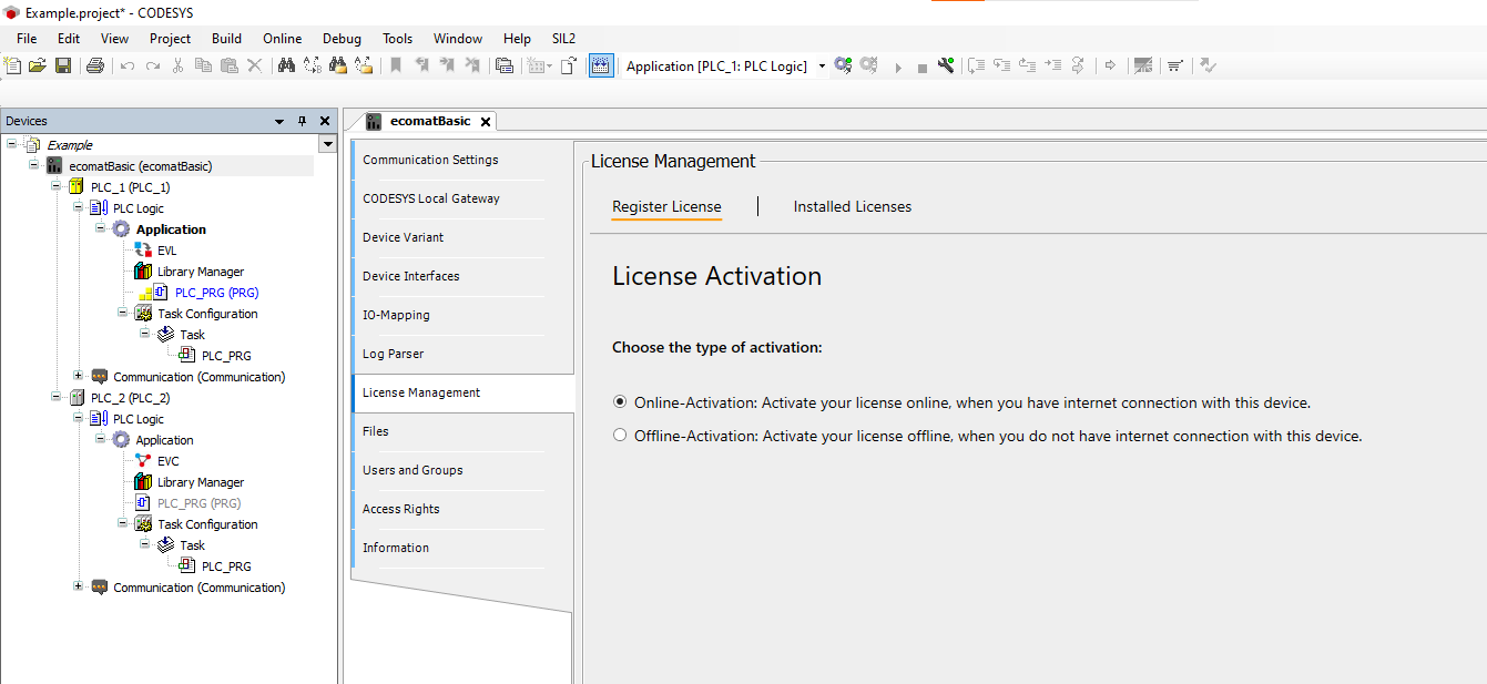 Download & activation of the CP100S safety software package - ifm