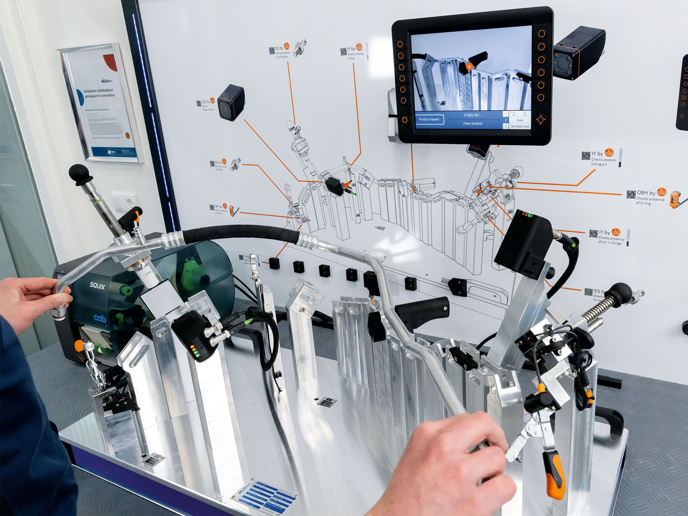 Application report: GeTech – sensor-based check gauges for pipes - ifm