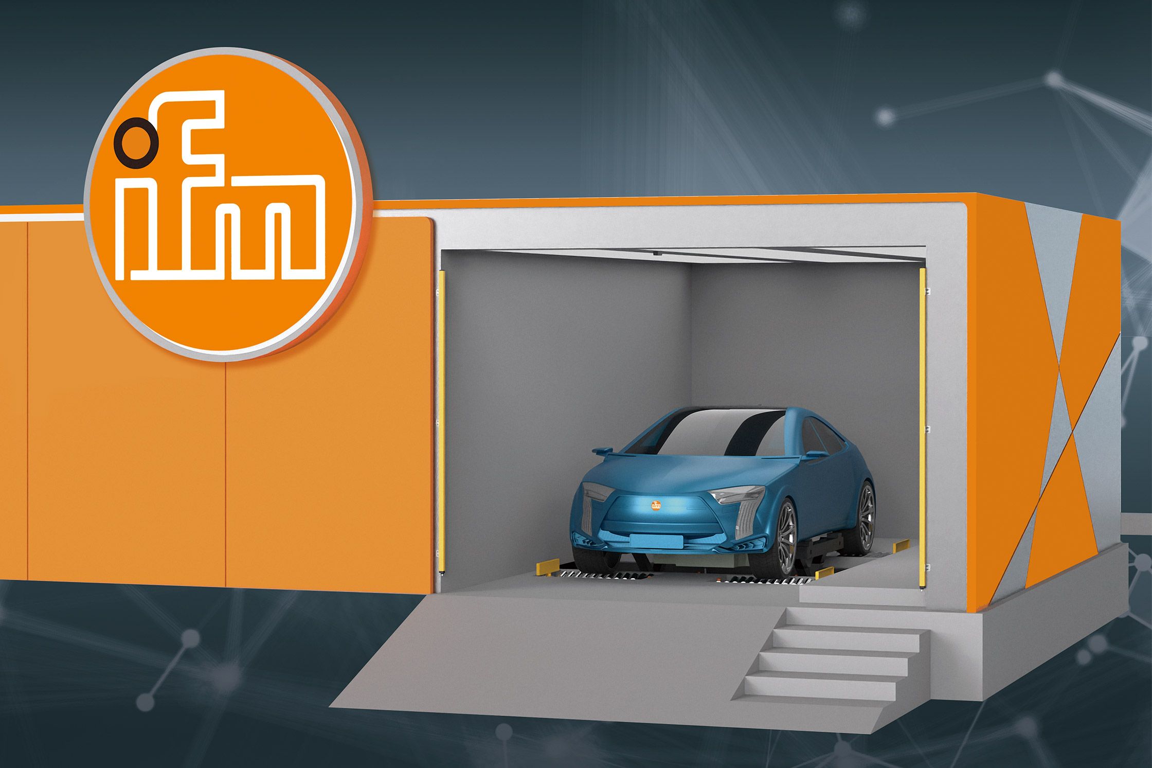 Battery swapping station for electric vehicles ifm