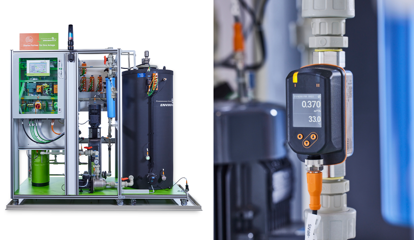 ifm vortex flow meter used by our customers - ifm