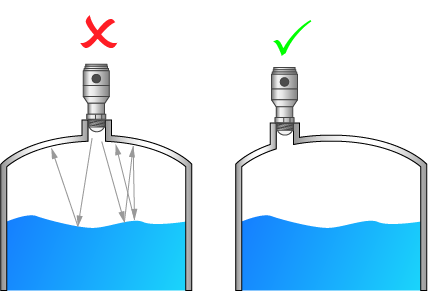 LW radar level sensor | Installation guidelines - ifm