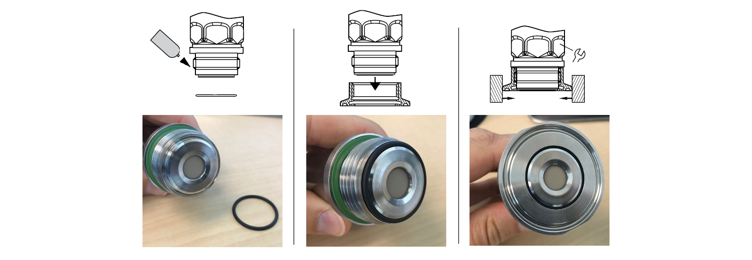 PI sanitary pressure transmitter | Installation guidelines - ifm