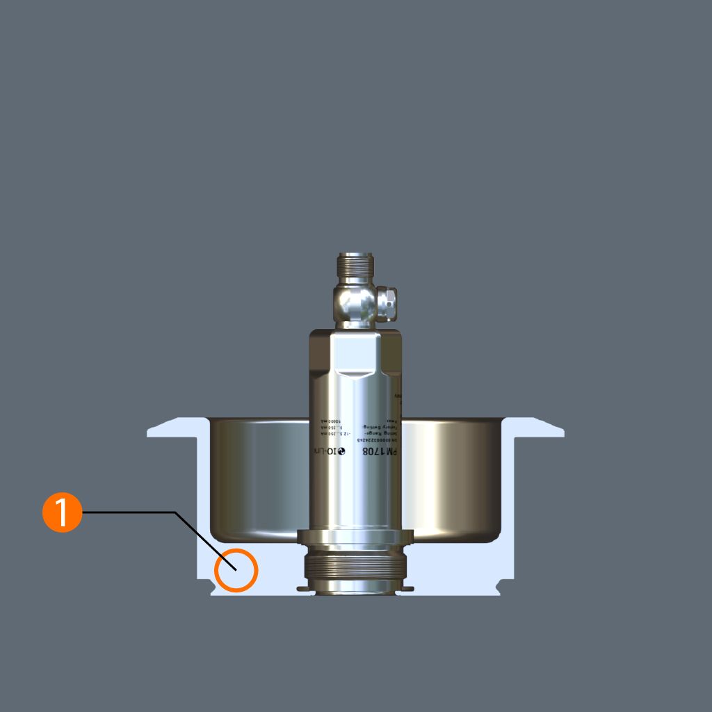 Ifm Part PY blind pressure transmitter for insulated tanks | Competitive ...