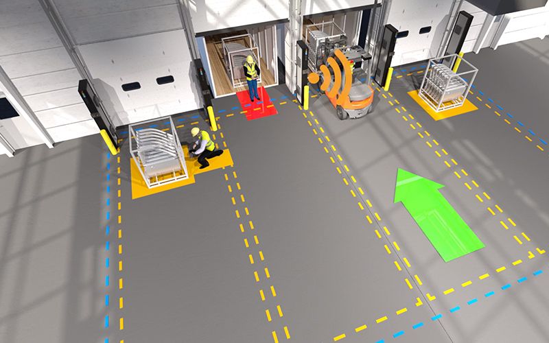Wireless gate tracking solutions | RFID asset tracking - ifm