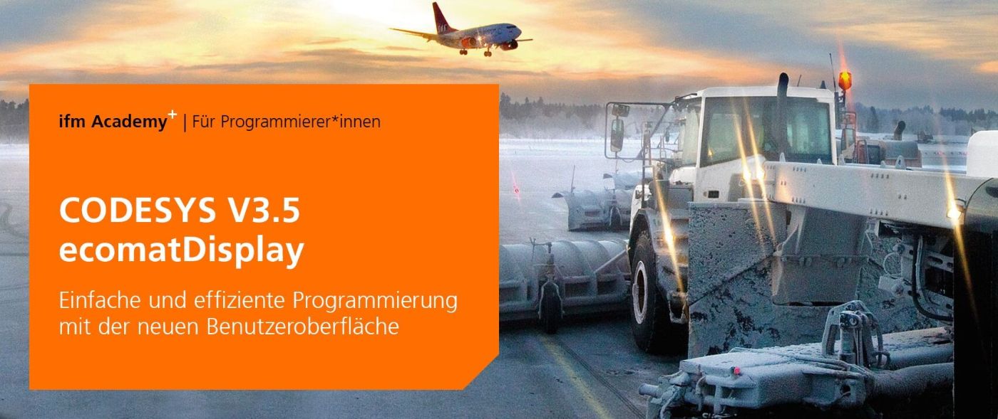 ifm Academy+ für Programmierer*innen: CODESYS V3.5 ecomatDisplay - ifm