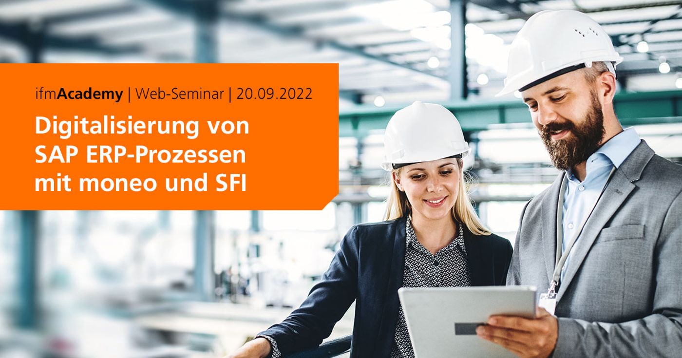 Web-Seminar on demand: moneo to SAP - ifm