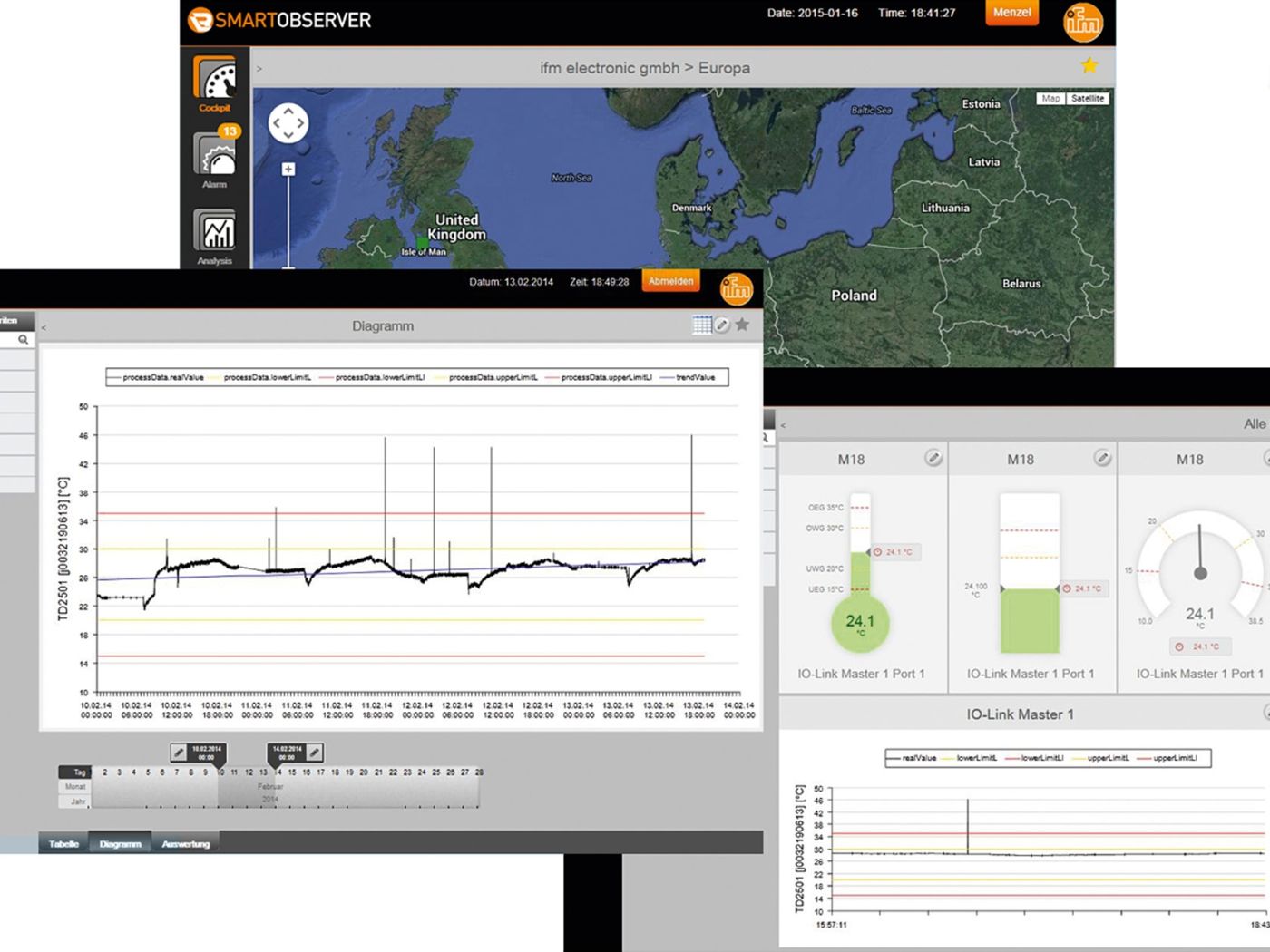 Condition monitoring with the Y path from ifm - ifm