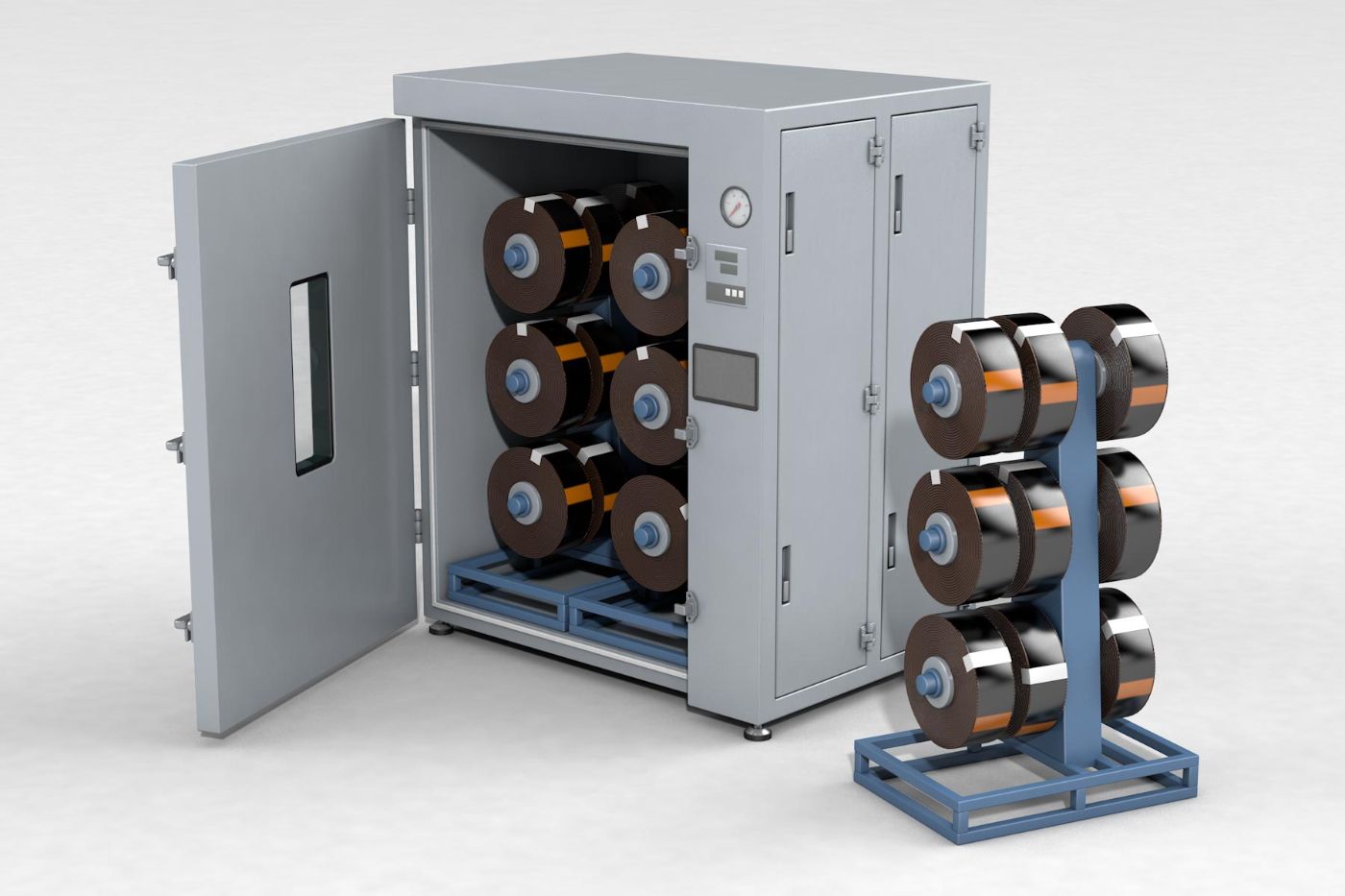 Vacuum drying of electrode coils ifm