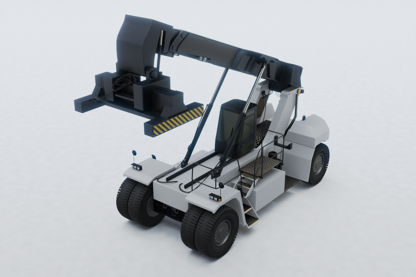 Simulation Reach Stacker Reach stacker solutions for port automation - ifm