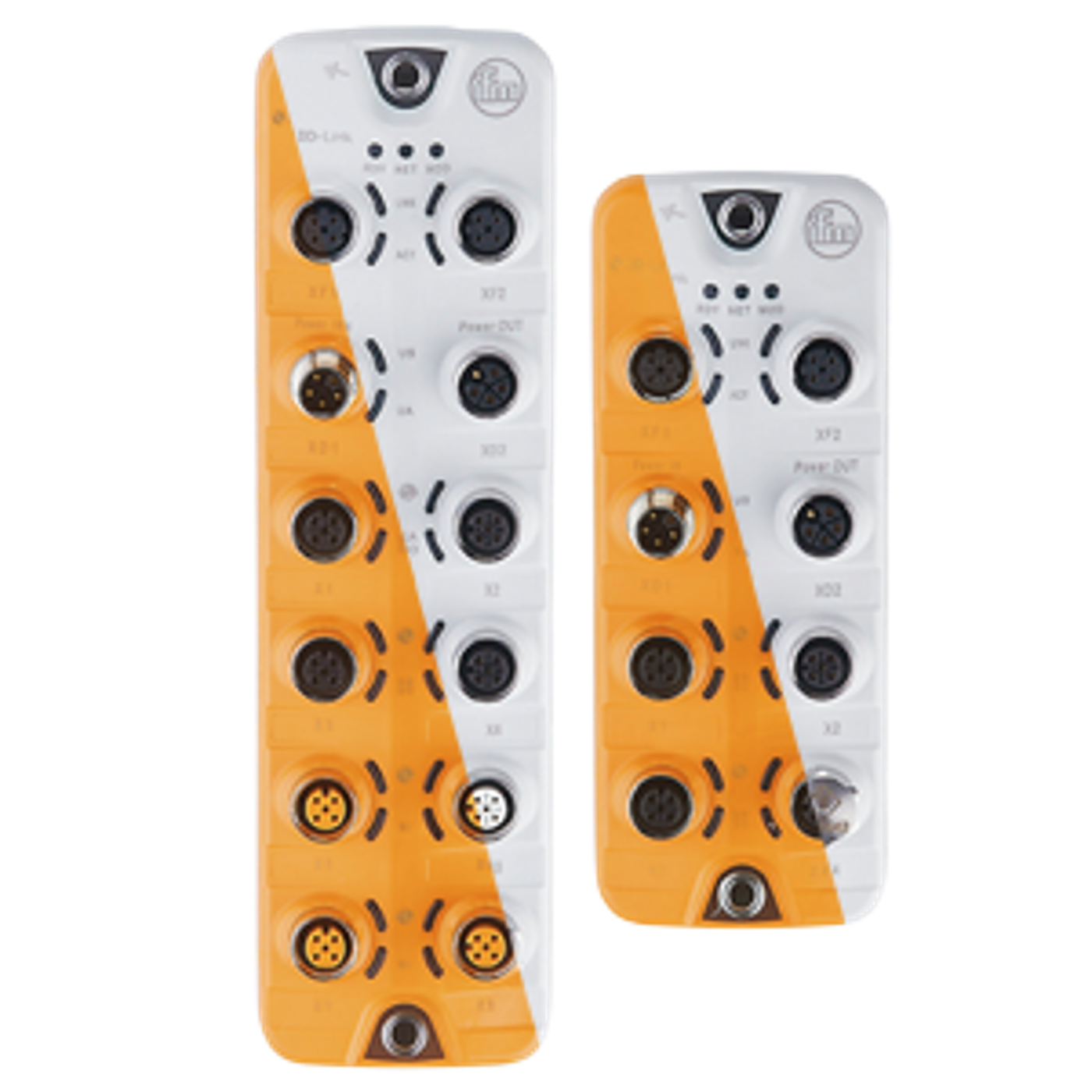 System components using PerformanceLine high amperage IOLink masters ifm