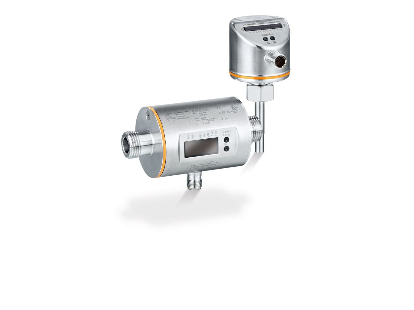 Ifm Pvc Flow Sensor Base Tu sensor para la medición de fluidos a base de agua - ifm