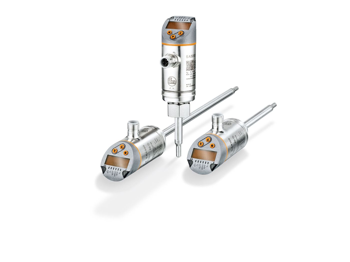 Calorimetric Flow Meter for Liquids and Gases ifm