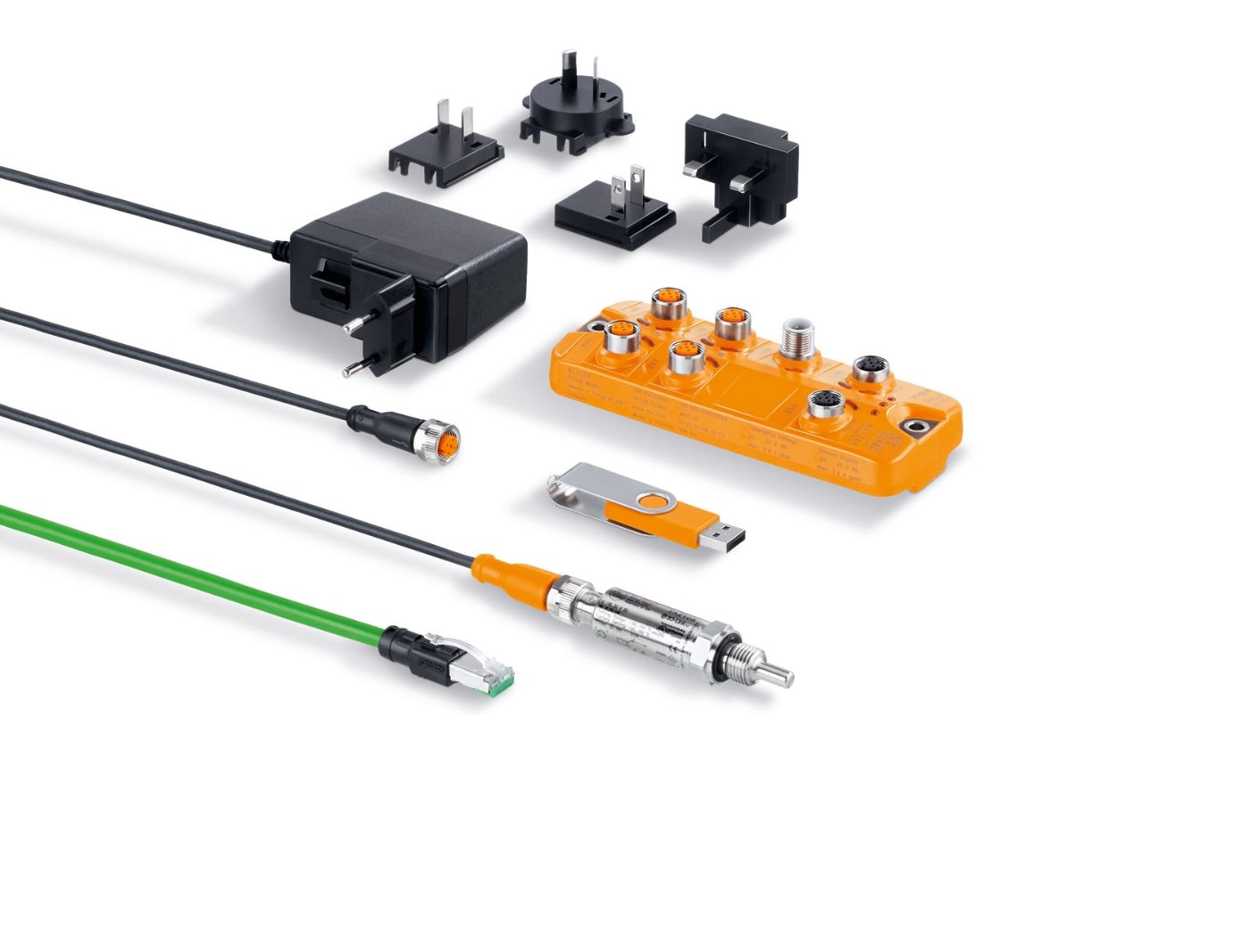 Starter kit 4-port IO-Link master with IoT core and MQTT interface - ifm