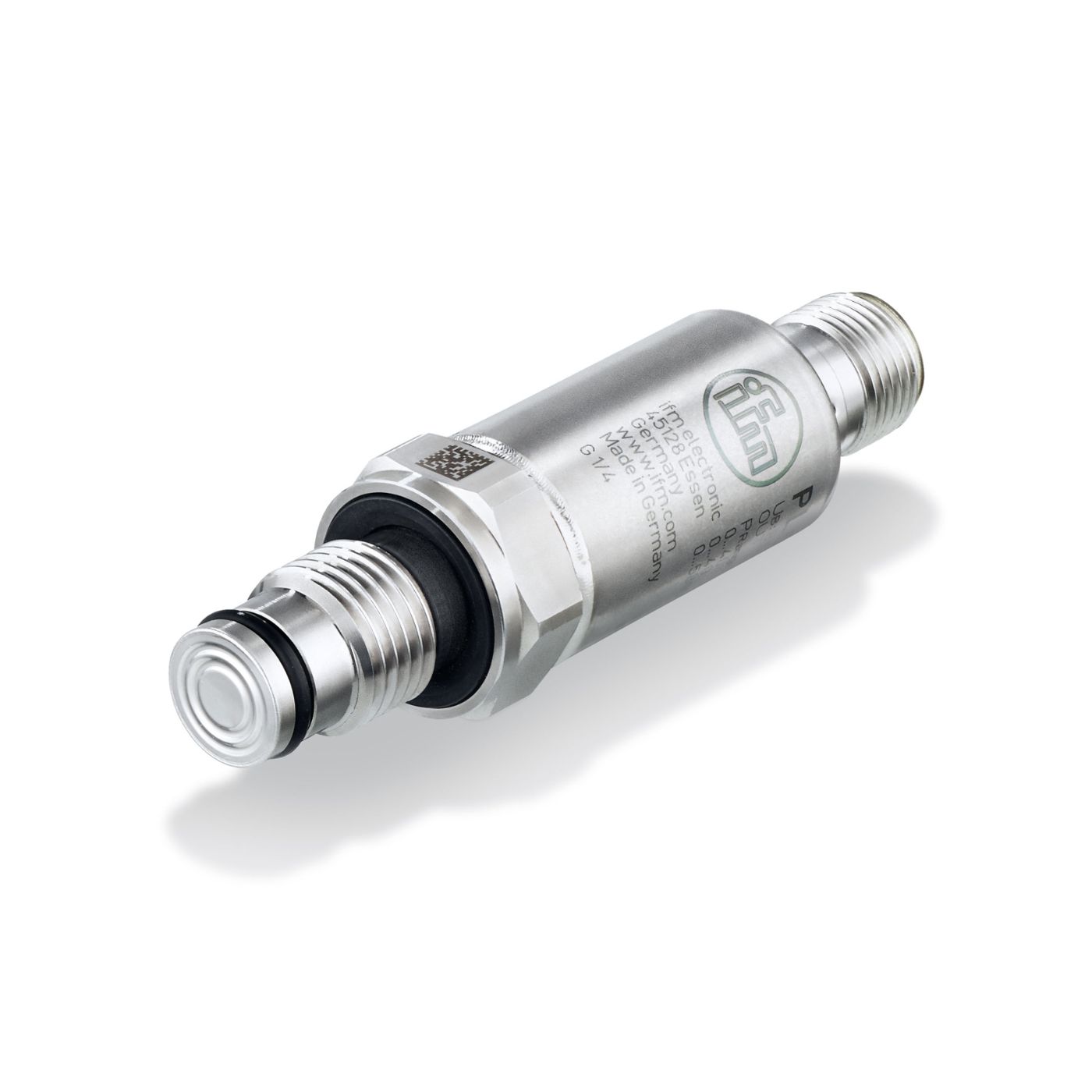 Front flush miniature pressure sensor with G1/4 process connection - ifm