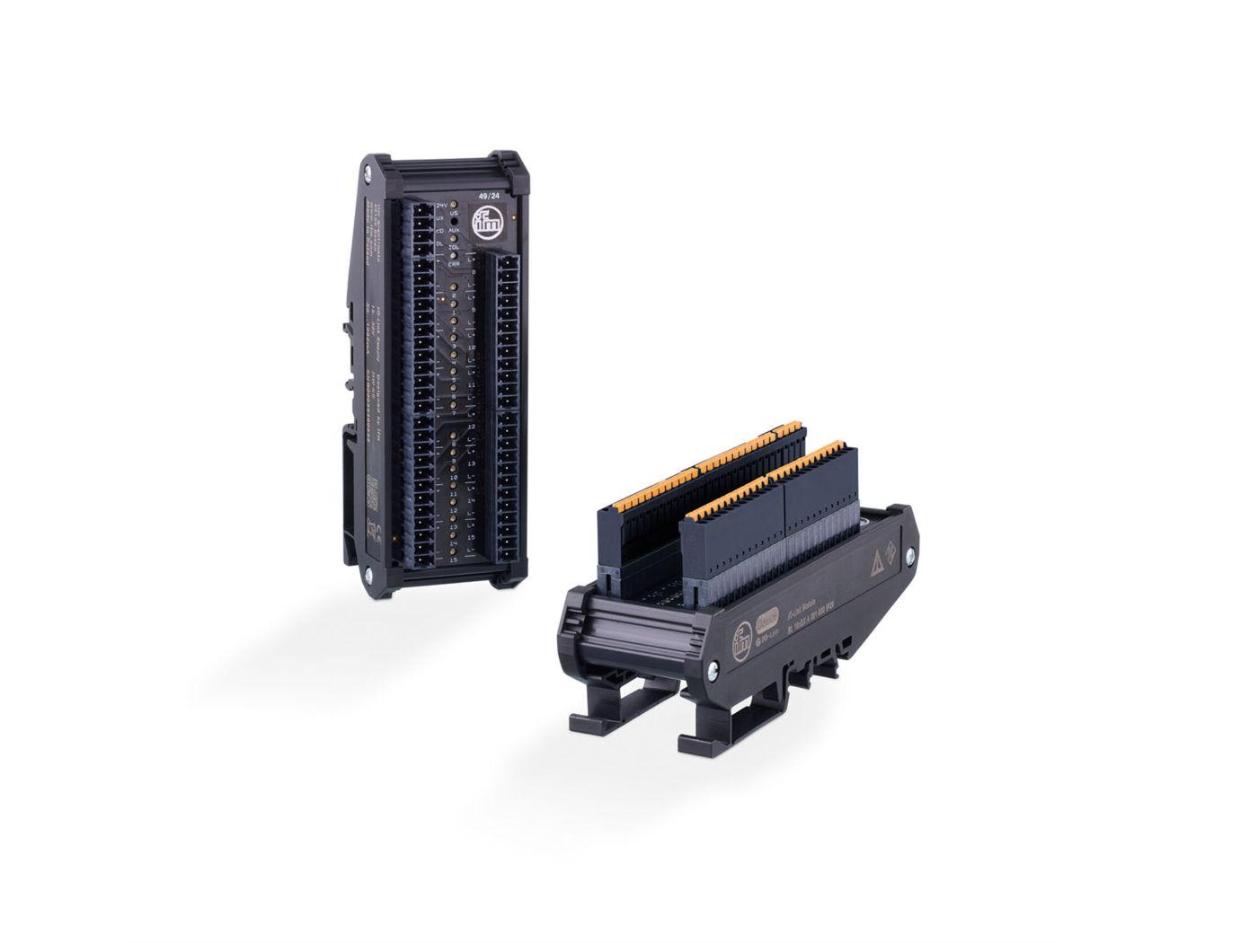 Space-saving I/O module for control cabinets - ifm