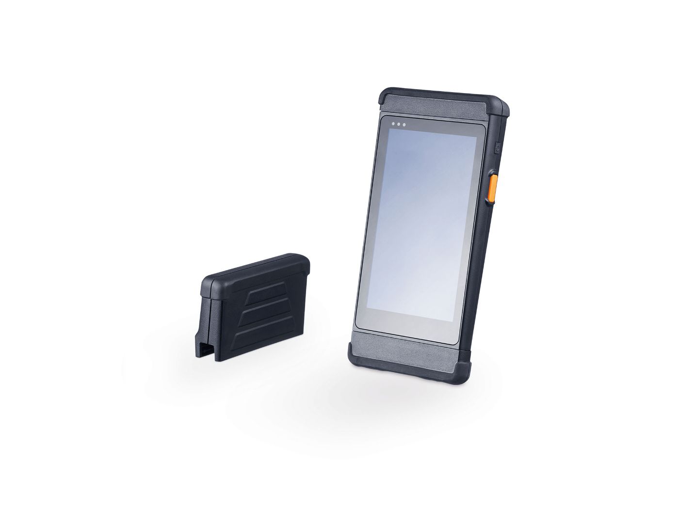 Sap Code Scanner RFID Ident handheld including 1D/2D code scanner and SAP integration - ifm